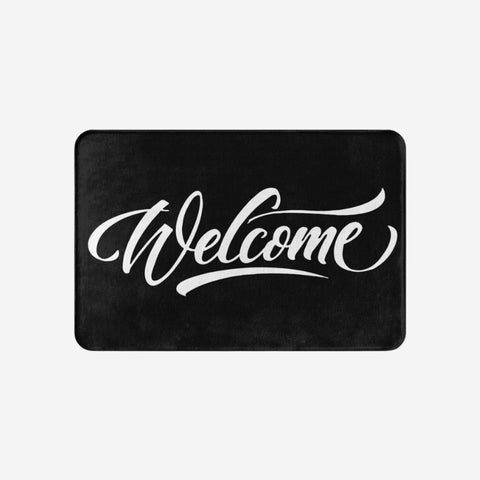 Paillasson Noir Welcome