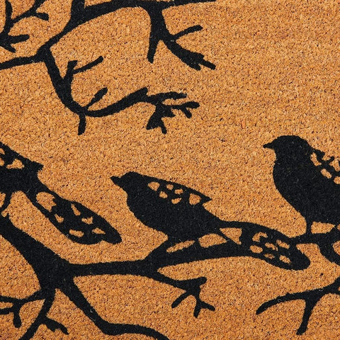 Paillasson coco Oiseaux Noirs 70x40cm