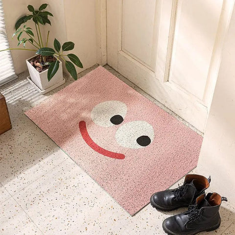 Paillasson Design Smiley Rose 40x60cm