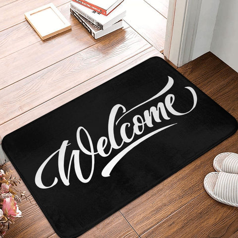 Paillasson Noir Welcome 40x60cm
