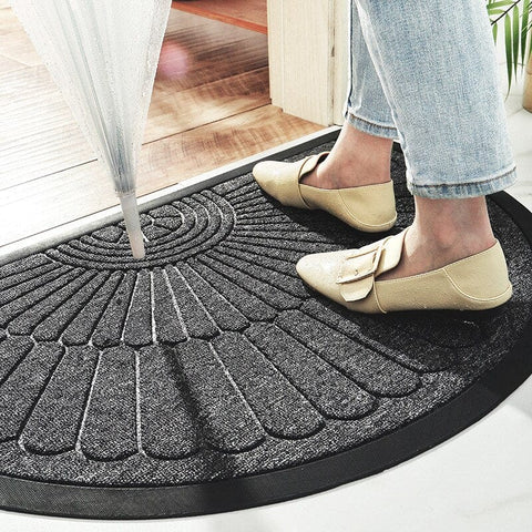 Tapis D'entrée Demi-Lune Caoutchouc