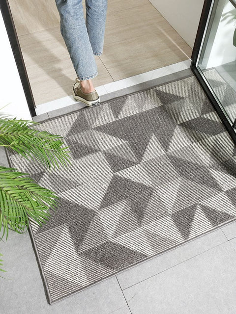 Tapis D'entrée Géométrique