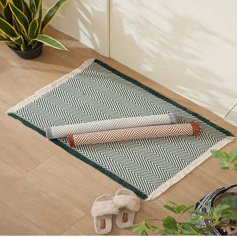 Tapis D'entrée Tissé La Maison Du Paillasson
