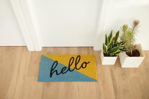 Paillasson Coco Hello 70x40cm