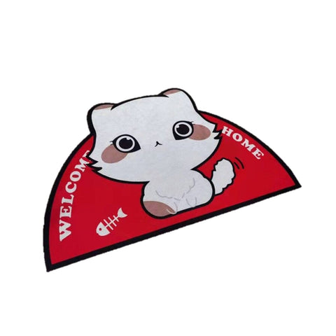 Paillasson Personnalisé Animaux Chat Rouge / 40x60cm
